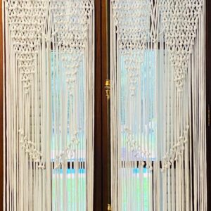 Cortinas en macramé